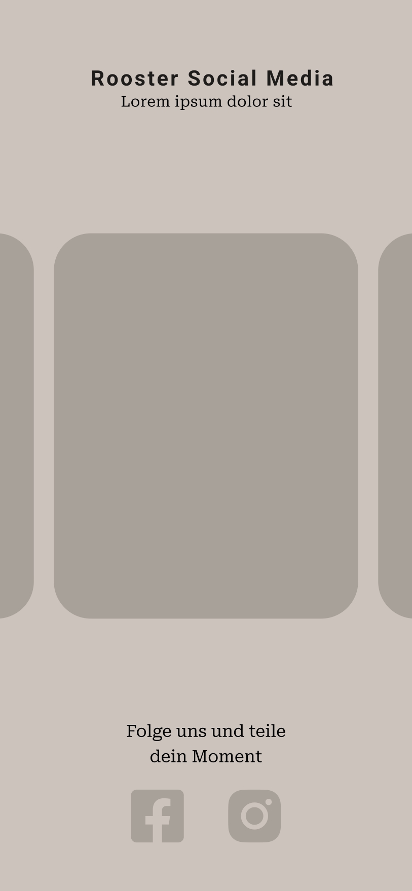 UI Design for a cafe