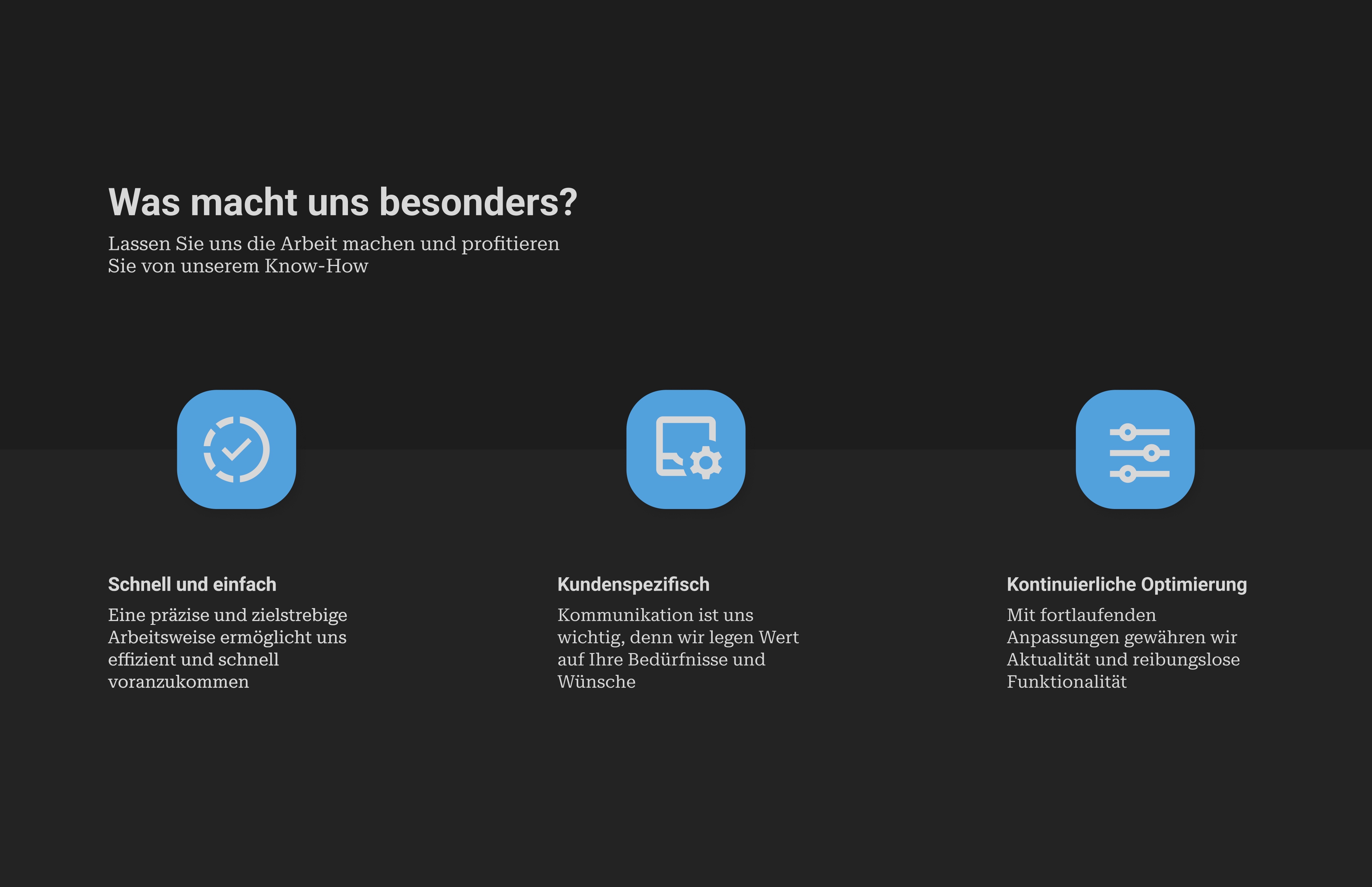 UI Design for Web Dev Company